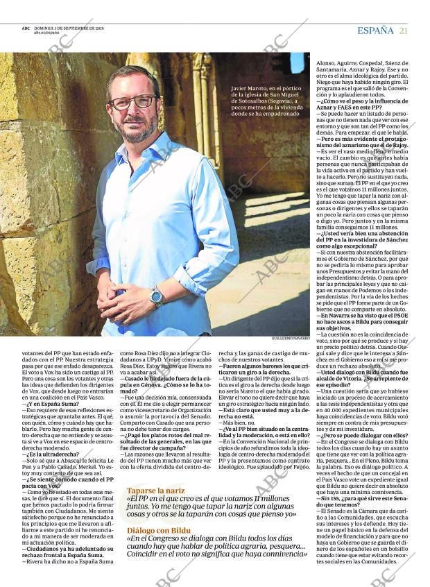 ABC MADRID 01-09-2019 página 21