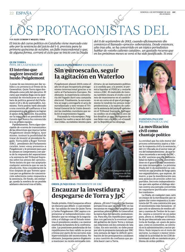 ABC MADRID 01-09-2019 página 22