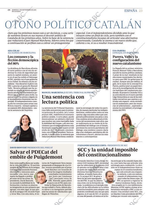 ABC MADRID 01-09-2019 página 23