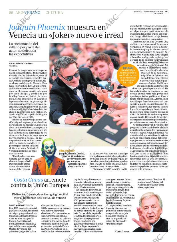 ABC MADRID 01-09-2019 página 86