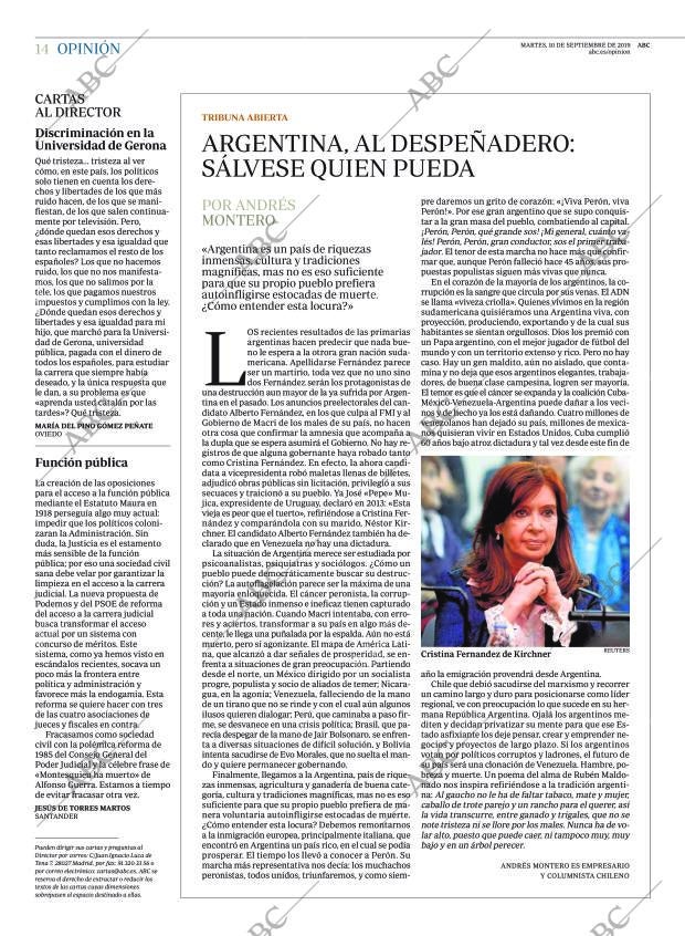 ABC MADRID 10-09-2019 página 14