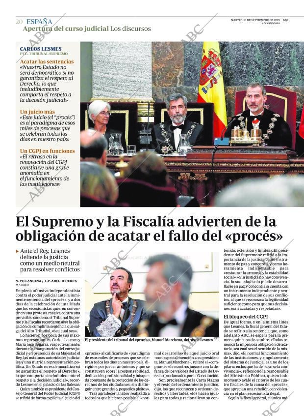 ABC MADRID 10-09-2019 página 20
