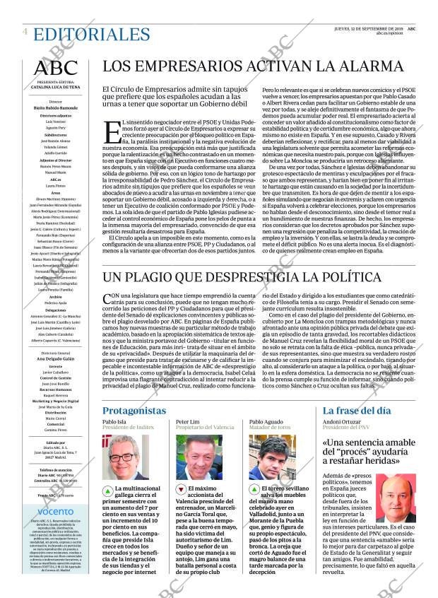 ABC MADRID 12-09-2019 página 4