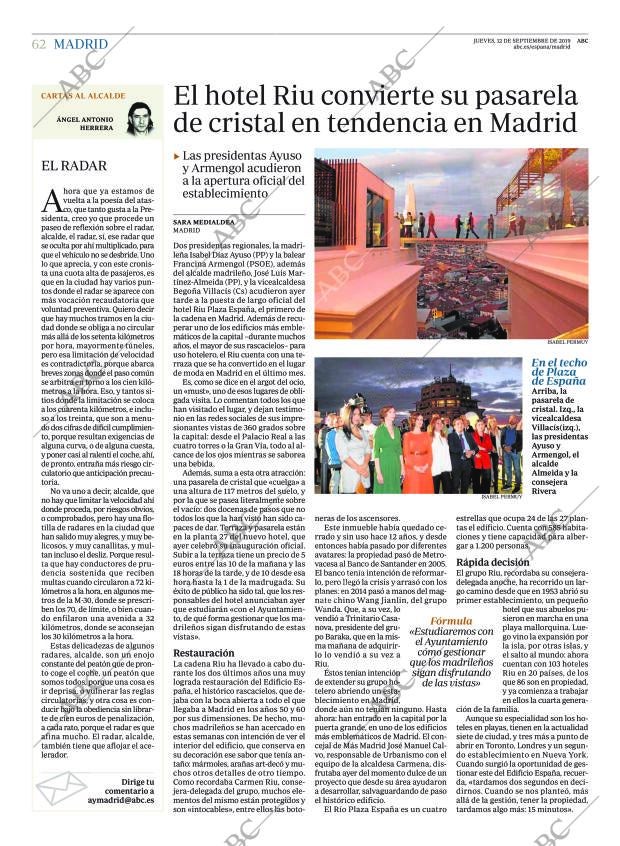ABC MADRID 12-09-2019 página 62