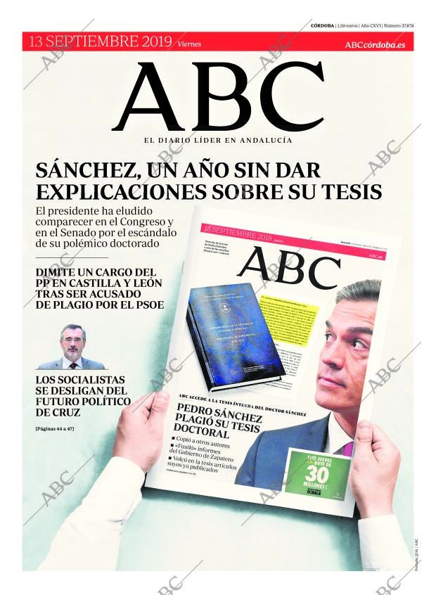 ABC CORDOBA 13-09-2019 página 1