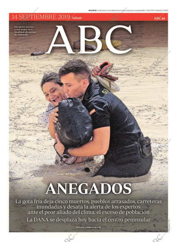 ABC MADRID 14-09-2019 página 1