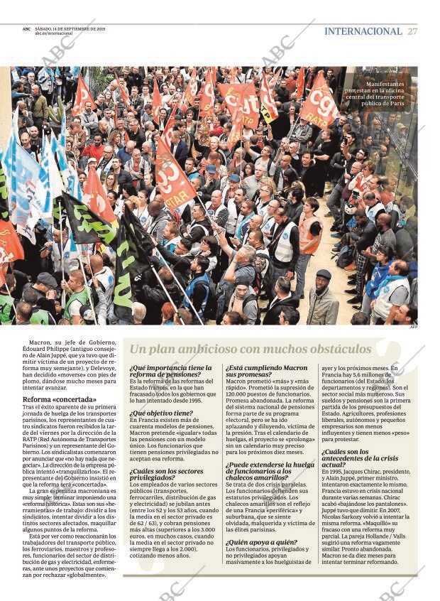 ABC MADRID 14-09-2019 página 27