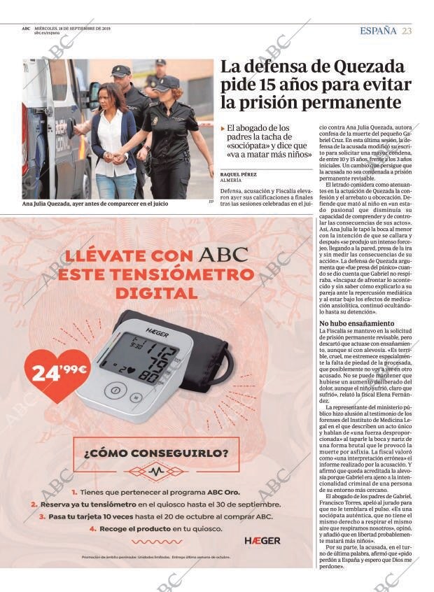 ABC MADRID 18-09-2019 página 23