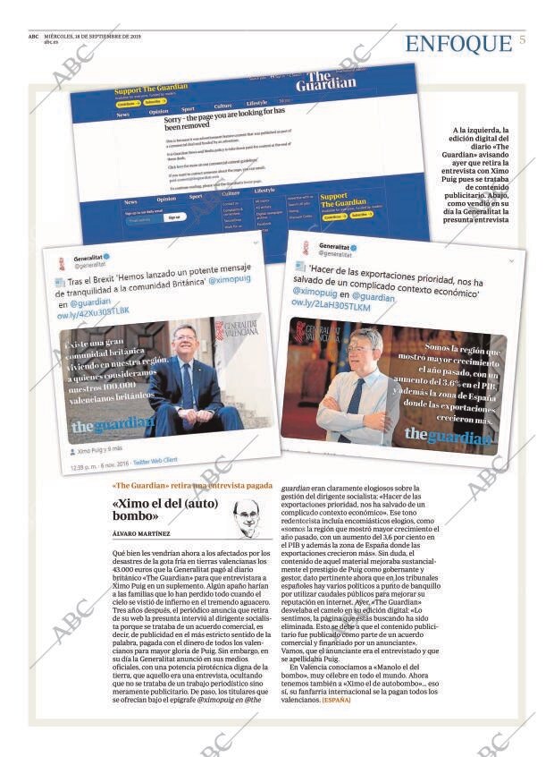 ABC MADRID 18-09-2019 página 5