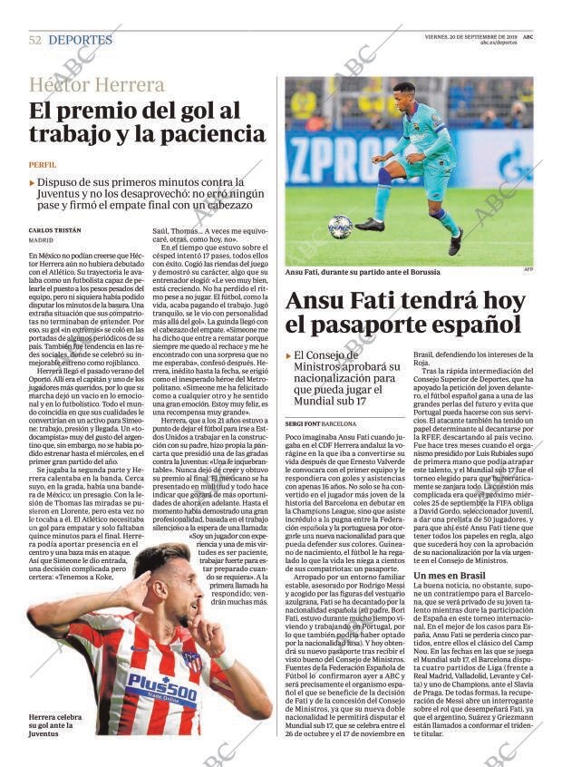 ABC MADRID 20-09-2019 página 52