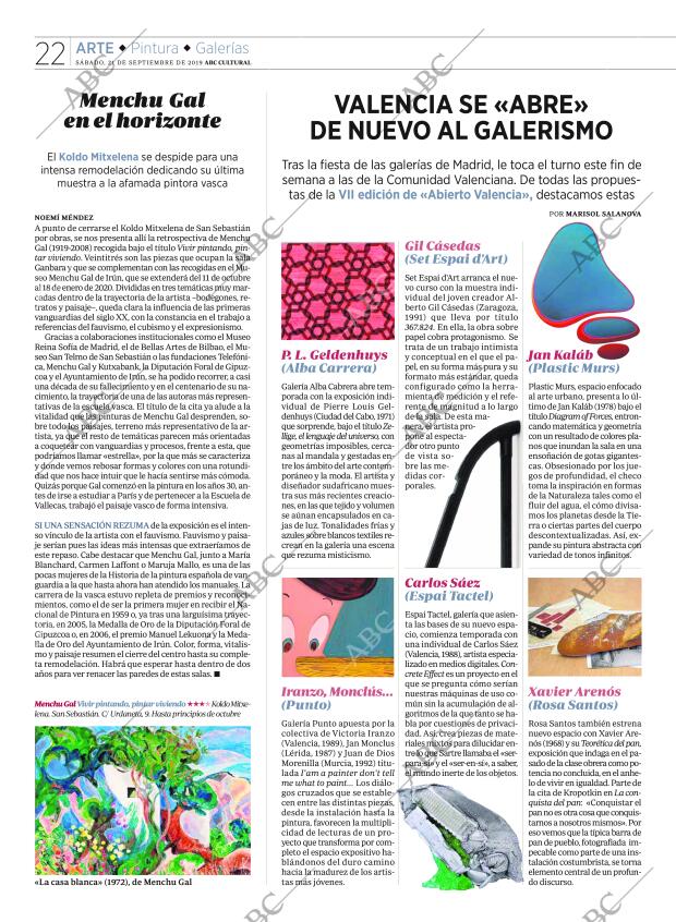 CULTURAL MADRID 21-09-2019 página 22