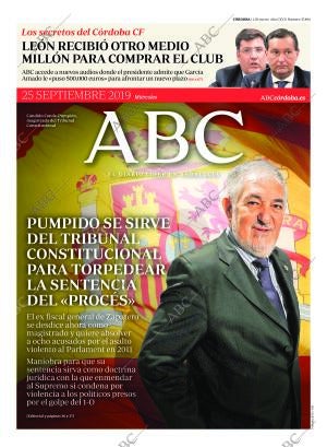 ABC CORDOBA 25-09-2019 página 1