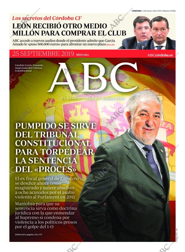 ABC CORDOBA 25-09-2019 página 1