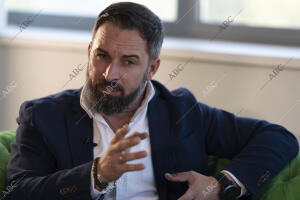 Entrevista A Santiago Abascal en la sede de Vox