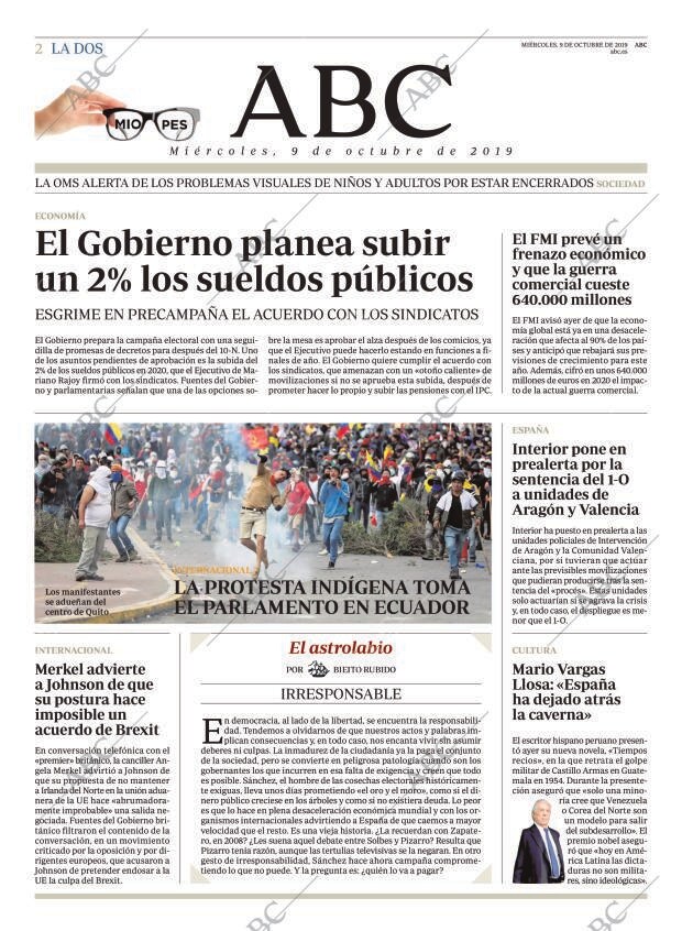 ABC MADRID 09-10-2019 página 2