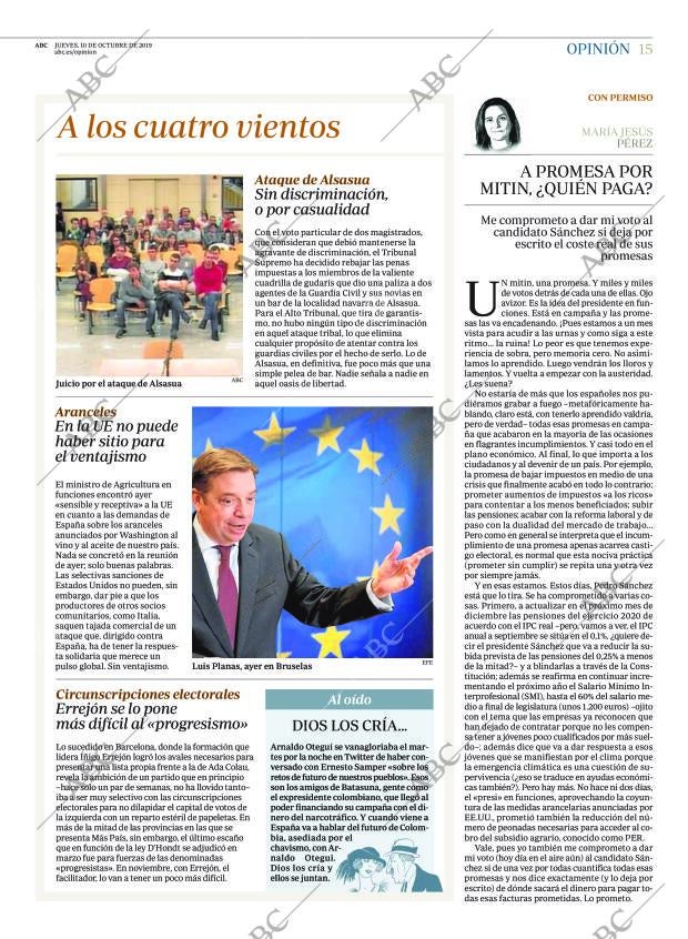 ABC MADRID 10-10-2019 página 15