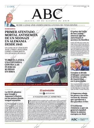 ABC MADRID 10-10-2019 página 2
