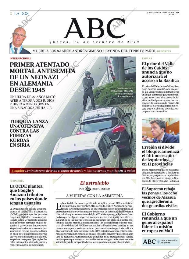ABC MADRID 10-10-2019 página 2