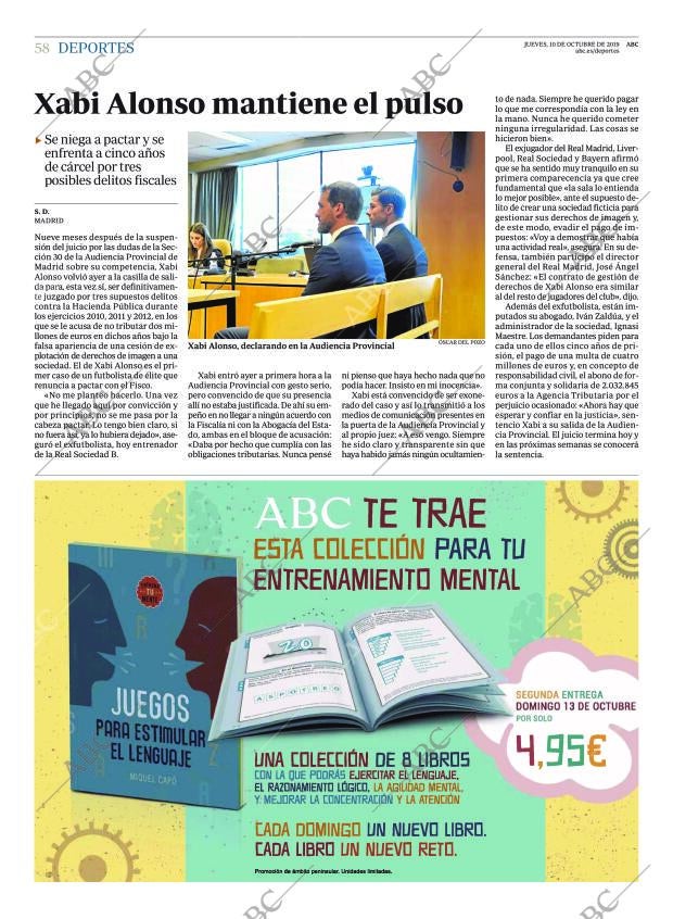 ABC MADRID 10-10-2019 página 58
