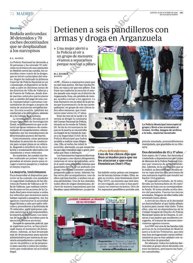ABC MADRID 10-10-2019 página 72