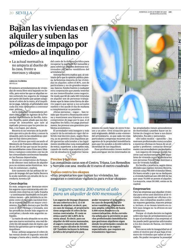 ABC SEVILLA 13-10-2019 página 20