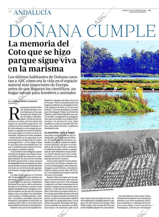 ABC SEVILLA 13-10-2019 página 38