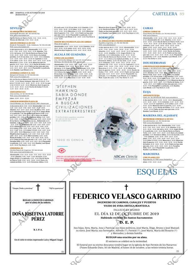 ABC SEVILLA 13-10-2019 página 89