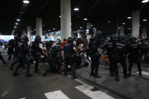 Reacciones independendistas en la calle a la sentencia del «procés»