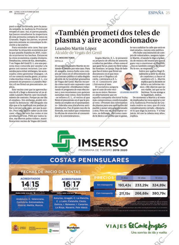 ABC MADRID 14-10-2019 página 25