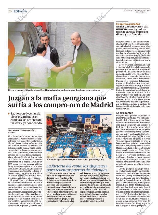 ABC MADRID 14-10-2019 página 26