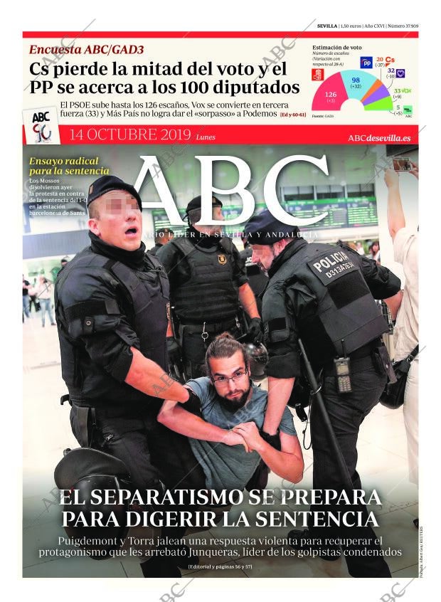 ABC SEVILLA 14-10-2019 página 1