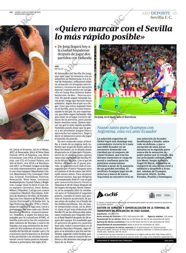 ABC SEVILLA 14-10-2019 página 43