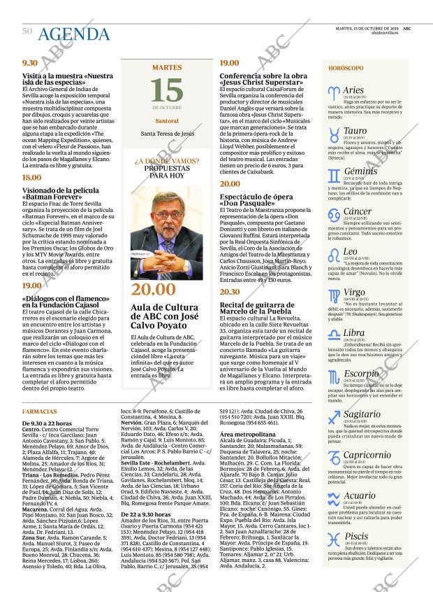 ABC SEVILLA 15-10-2019 página 50