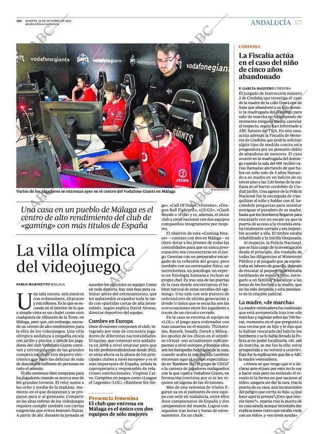 ABC SEVILLA 15-10-2019 página 57