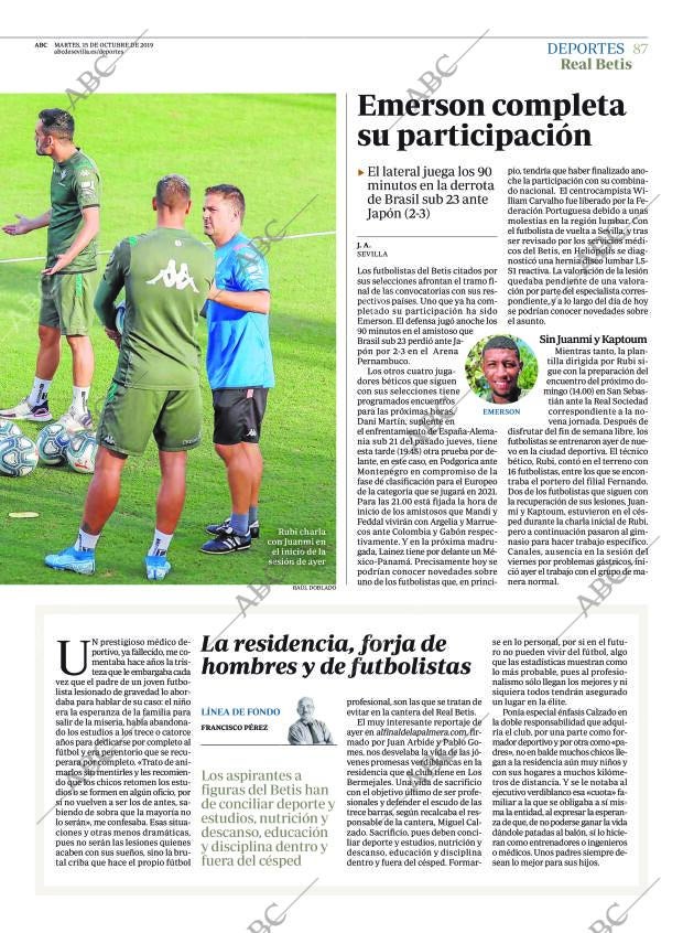 ABC SEVILLA 15-10-2019 página 87