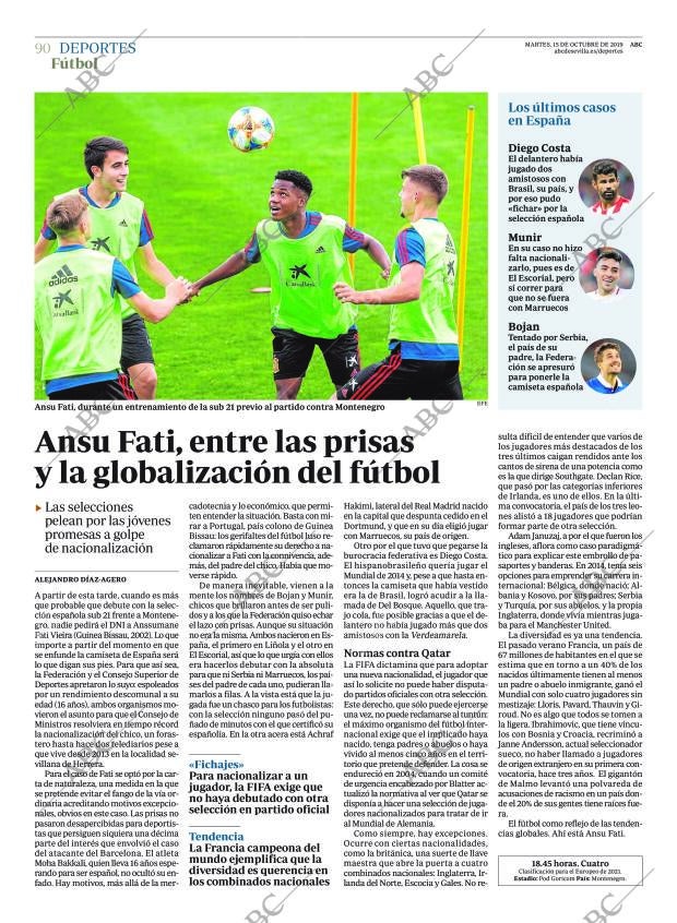 ABC SEVILLA 15-10-2019 página 90