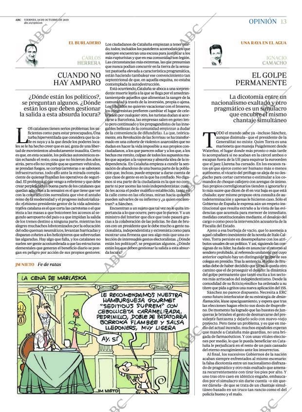 ABC MADRID 18-10-2019 página 13