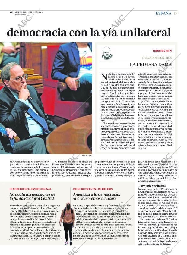 ABC MADRID 18-10-2019 página 17