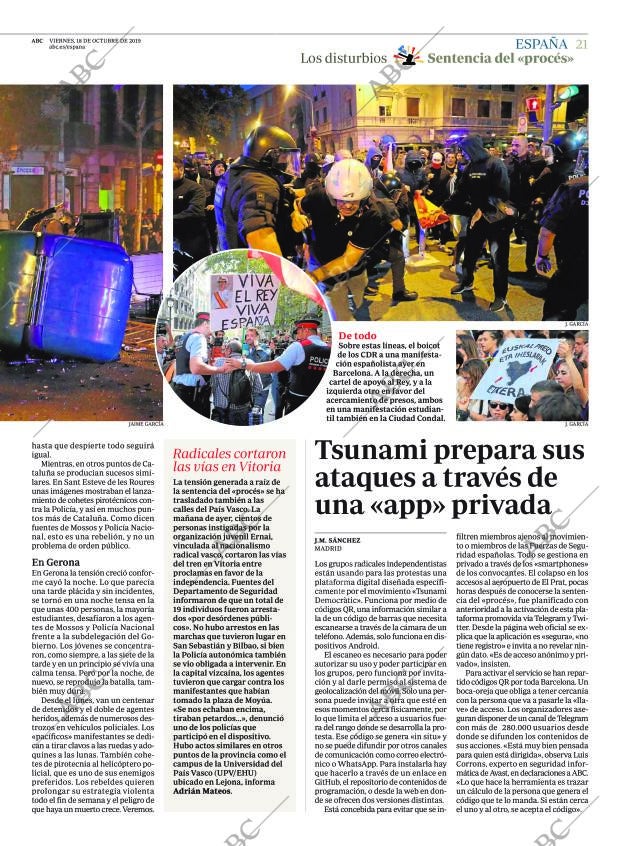 ABC MADRID 18-10-2019 página 21