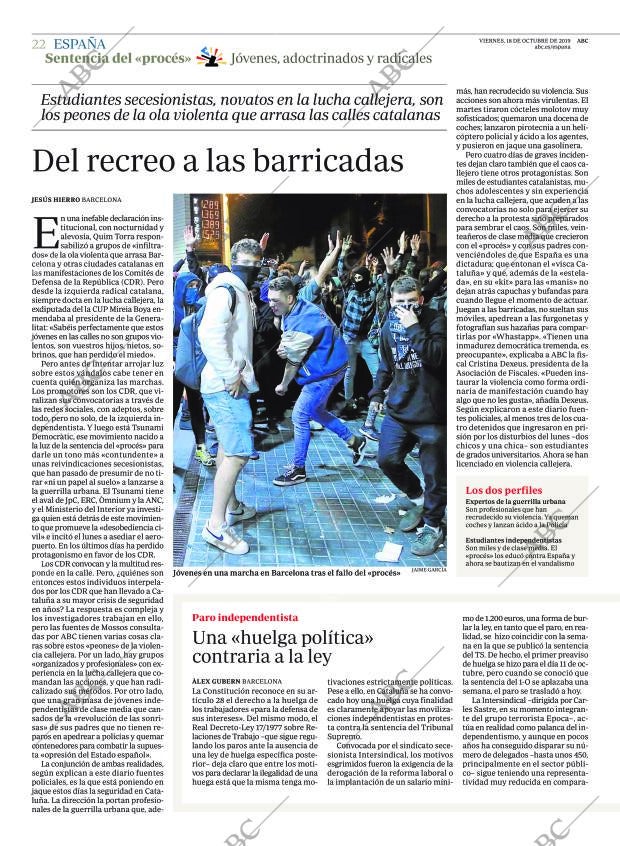 ABC MADRID 18-10-2019 página 22