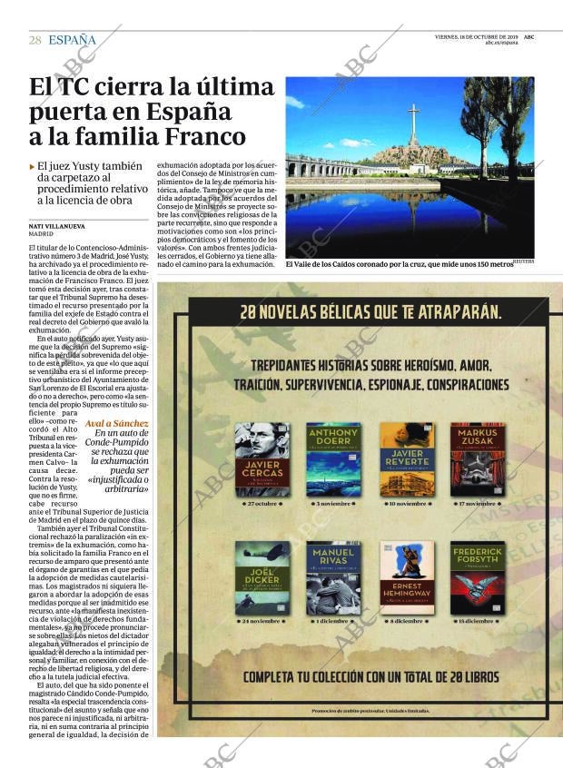 ABC MADRID 18-10-2019 página 28