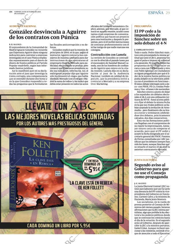 ABC MADRID 18-10-2019 página 29