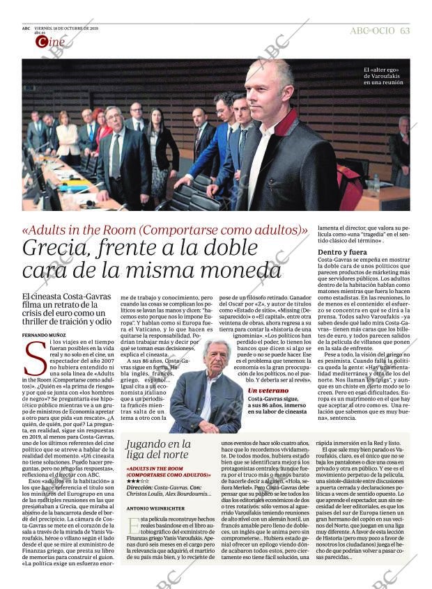 ABC MADRID 18-10-2019 página 63