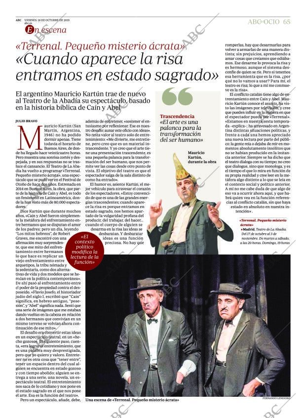 ABC MADRID 18-10-2019 página 65
