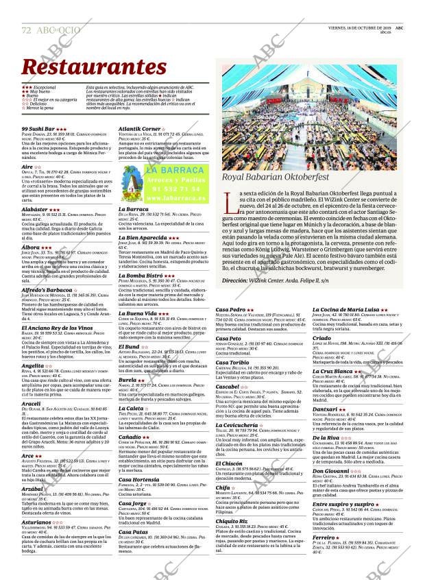 ABC MADRID 18-10-2019 página 72