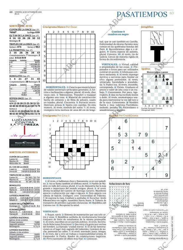 ABC MADRID 18-10-2019 página 83