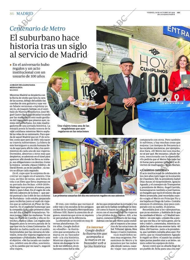 ABC MADRID 18-10-2019 página 86