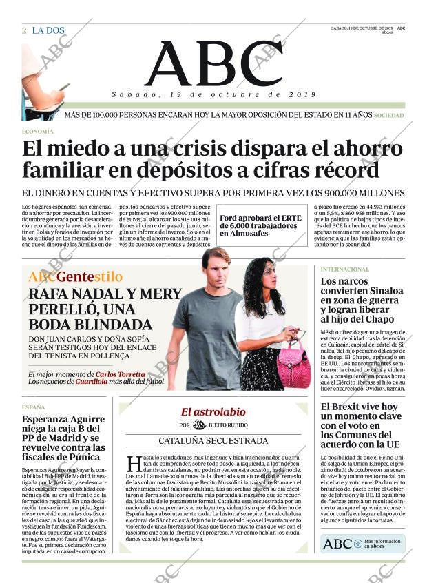 ABC MADRID 19-10-2019 página 2