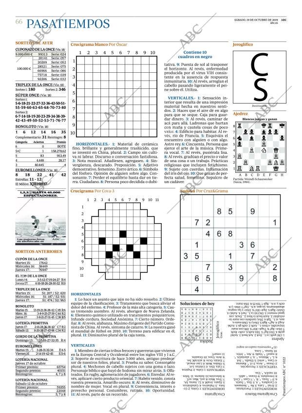 ABC MADRID 19-10-2019 página 66
