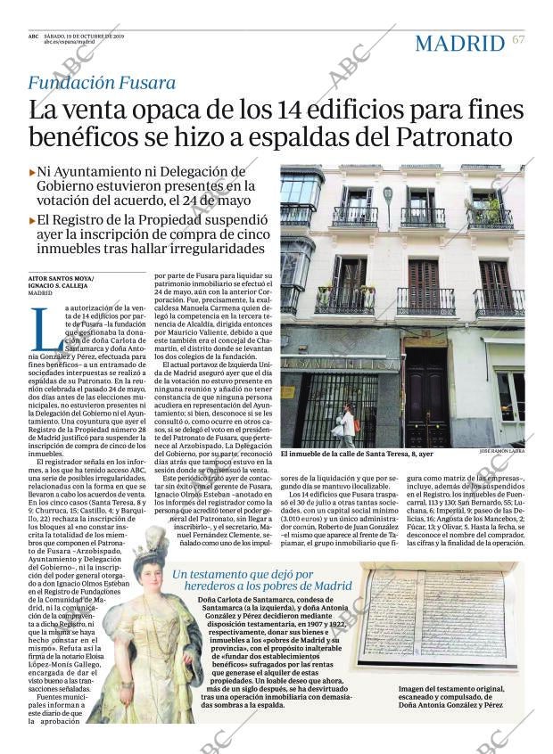 ABC MADRID 19-10-2019 página 67